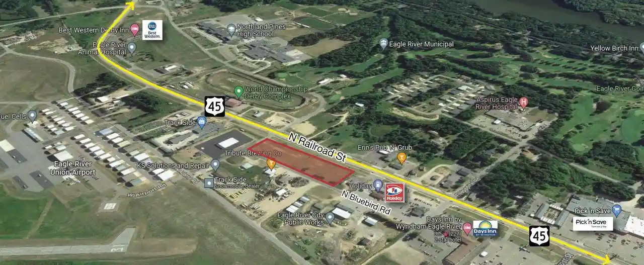 Photo 1 of Land for sale at 1100 N Railroad Street Street, Eagle River, WI 54521 | MLS# 22204498 | Listing updated on 2026-08-27