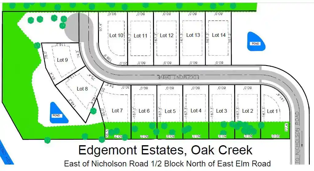 Photo 3 of Land for sale at Lt2 Edgemont Dr Dr, Oak Creek, WI 53154 | MLS# 1881884 | Listing updated on 2026-10-07