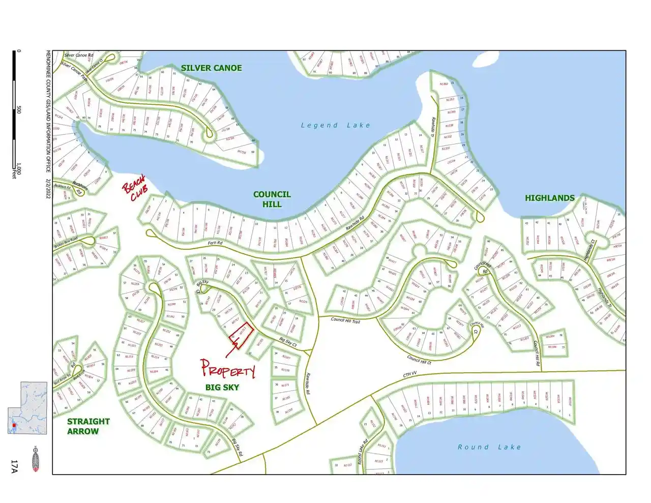 Photo 4 of Land for sale at W1713 Big Sky Court Court, Keshena, WI 54135 | MLS# 50314714 | Listing updated on 2026-08-28