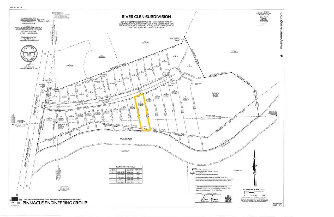2nd image of Lt22 River Glen Way Way, Burlington, WI 53105 | MLS# 1936488