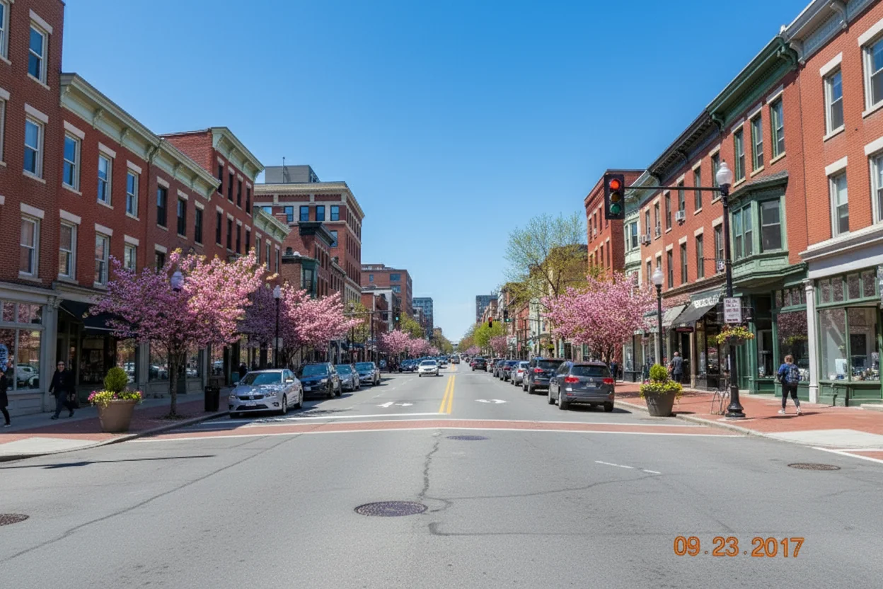 Neighborhood in Boston, Massachusetts