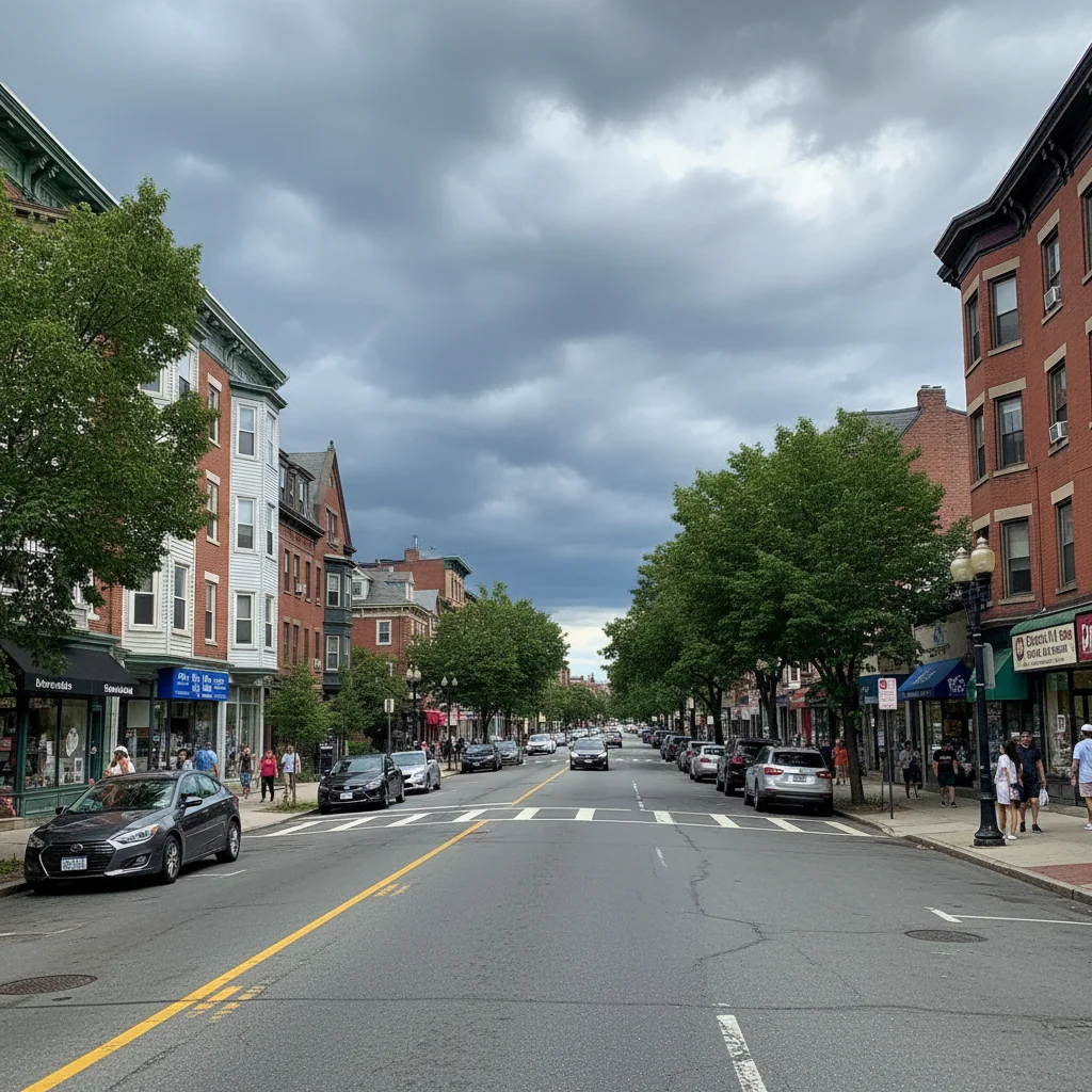 Neighborhood in Boston, Massachusetts