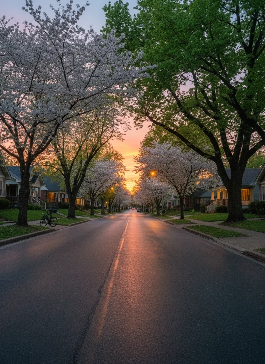 Neighborhood in Nashville, Tennessee