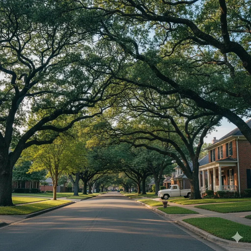 Neighborhood in Denton, Texas