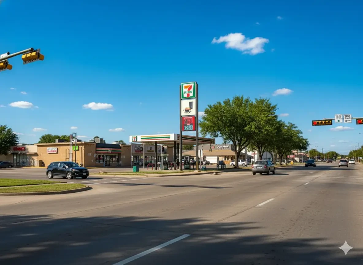 Neighborhood in Denton, Texas